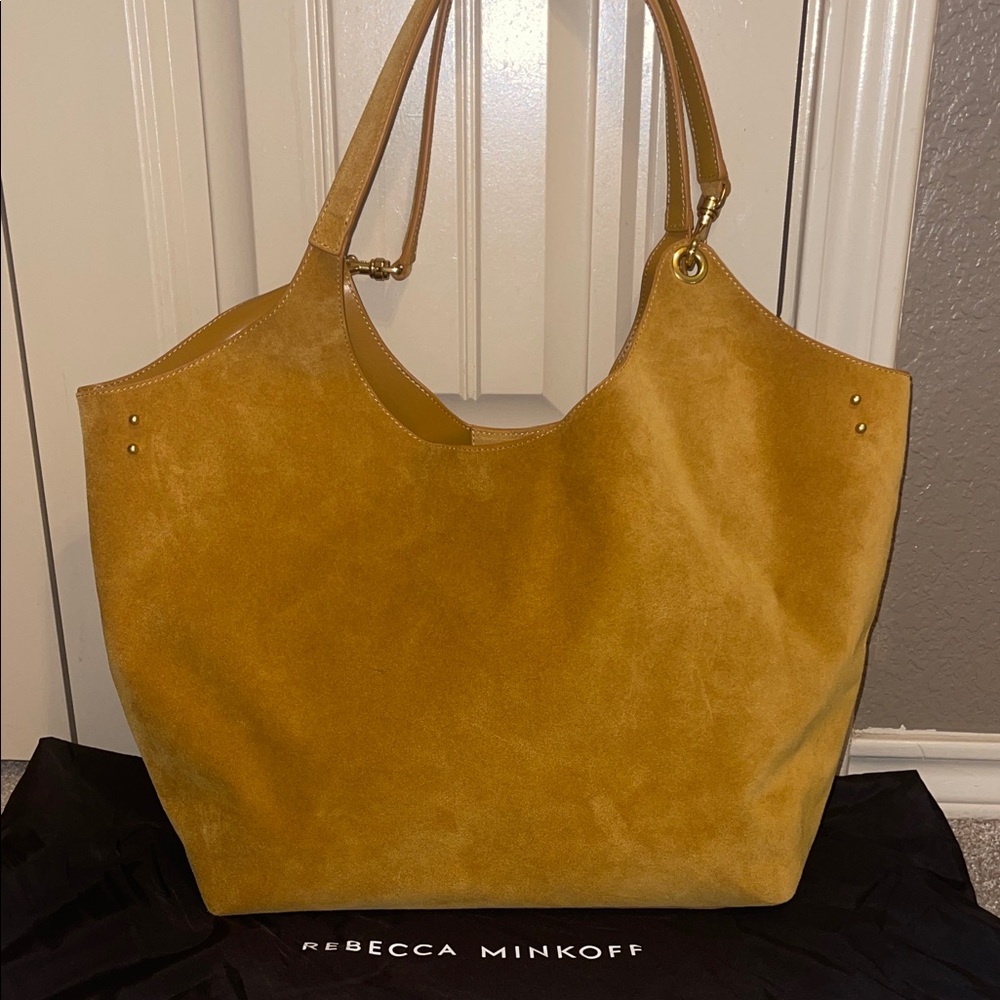 Rebecca Minkoff The Perfect Tote in Oro NEW